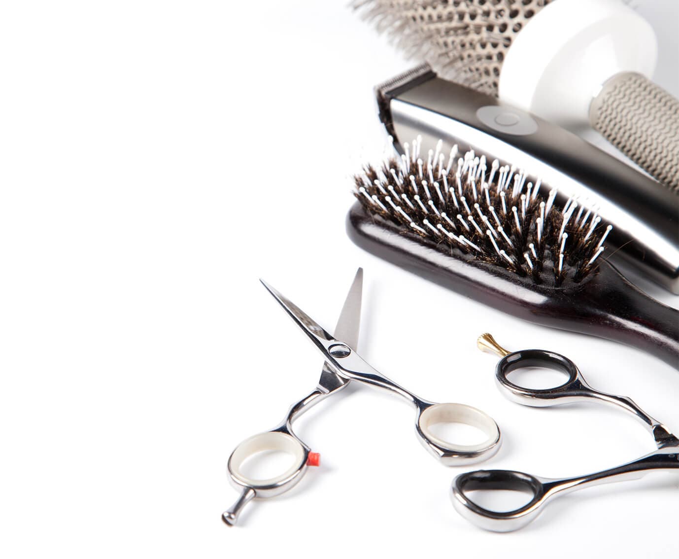 Hair care tools background